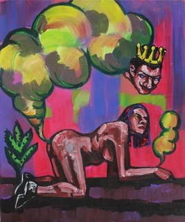 Le prince charmant 2021 - 46 x 55 cm - acryl/canvas - DM for more infos