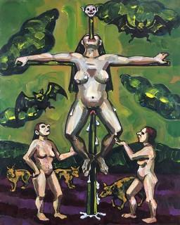 Crucifixion 2022 - 92 x 73 cm - acryl/canvas - DM for more infos
