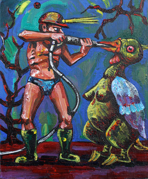 Mineur 2019 - 36 x 48 cm - acryl/canvas - collection privée/private collection