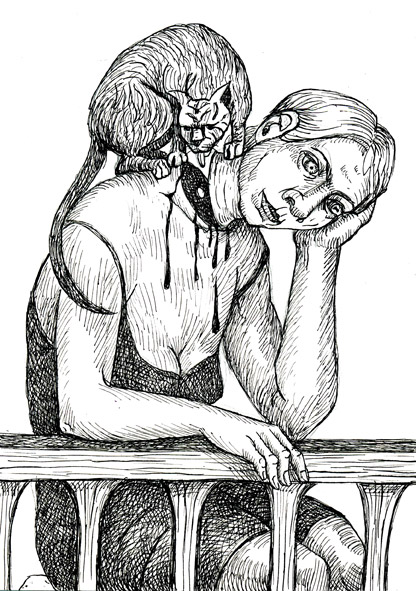 Tête lourde 2020 - 15 x 21 cm - ink/paper - DM for more infos